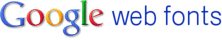 Google Web Fonts Logo